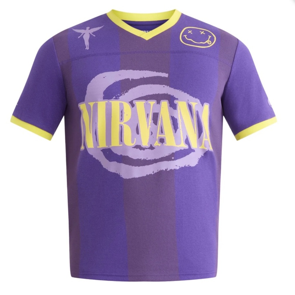 NIRVANA 91 Purple and Yellow Graphic Jersey
